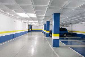 Pintado parking comunitario en Granollers